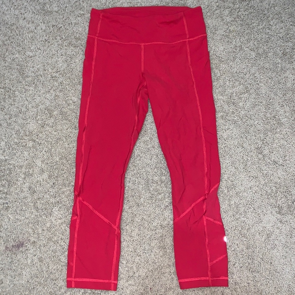 Lululemon Pace Rival -Size 4 Red Leggings!! Price can be adjusted!!